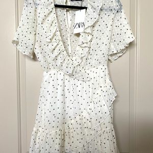 Zara romper size Small in polka dots. New with tag.